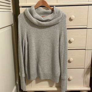 Gray Medium Market & Spruce Sharon Cowl Neck Sweater